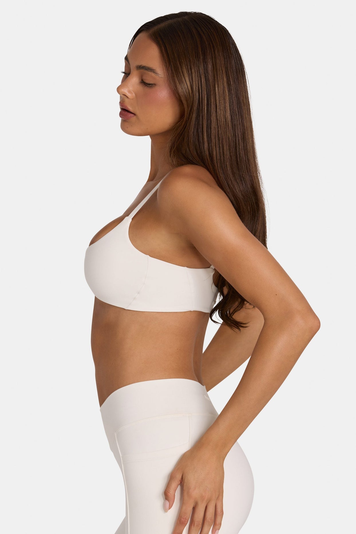 Soft Active Low-Impact Sports Bra in Coconut - 4