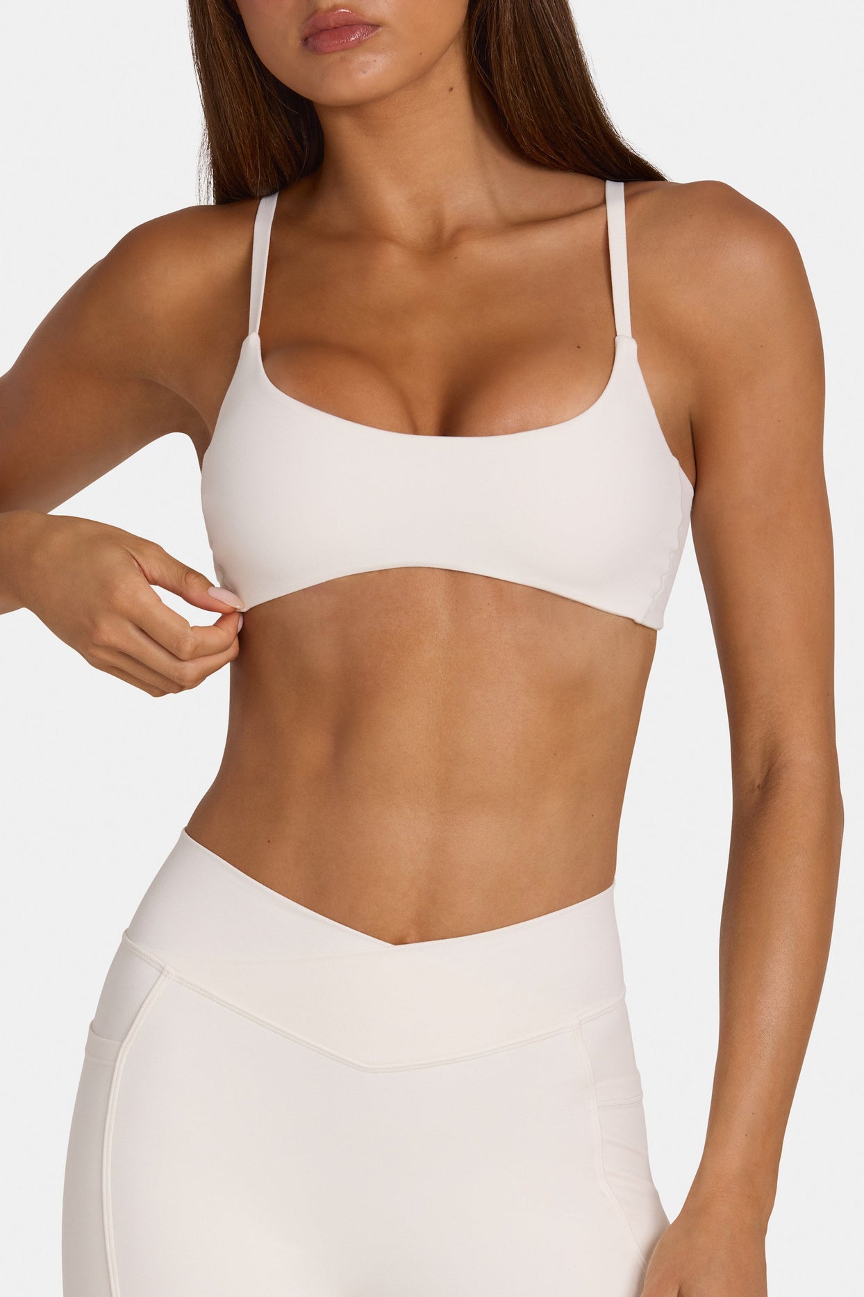 Soft Active Low-Impact Sports Bra in Coconut - 5