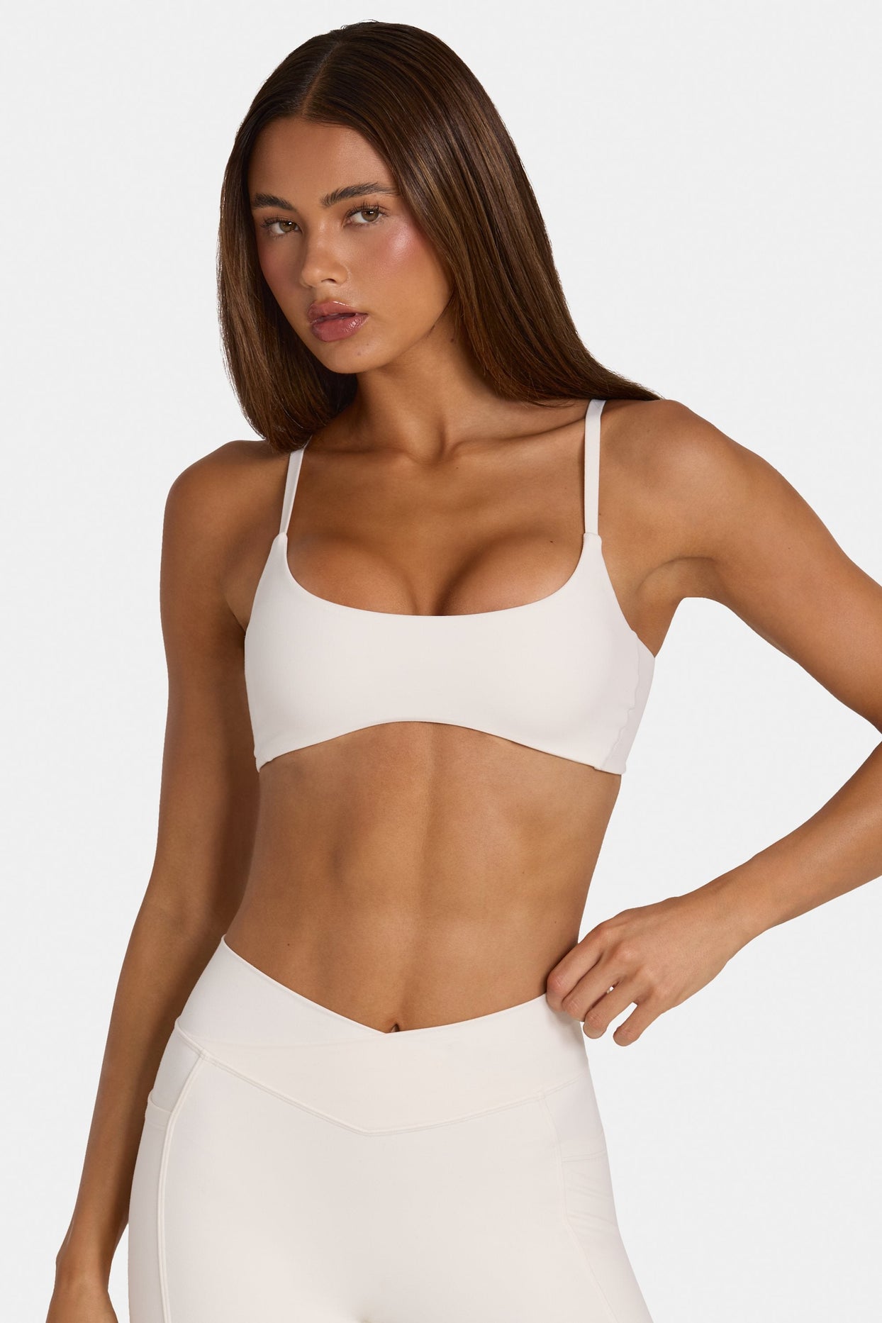 Soft Active Low-Impact Sports Bra in Coconut - 6