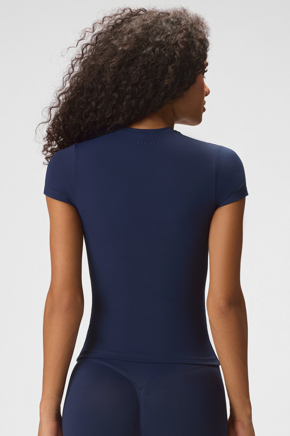 Soft Active Short Sleeve Top in Midnight Navy