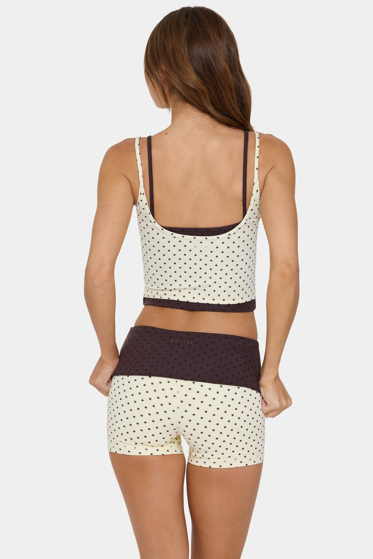 Soft Active Double-Layer Tank Top in Cookie Butter - 4