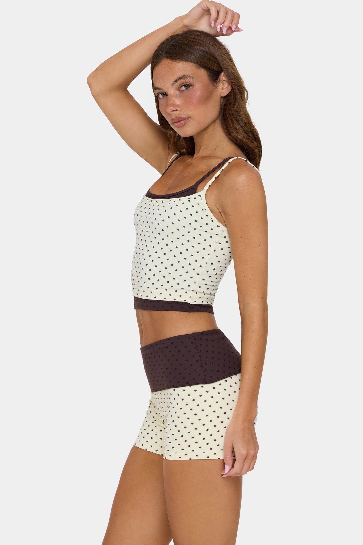Soft Active Double-Layer Tank Top in Cookie Butter - 5