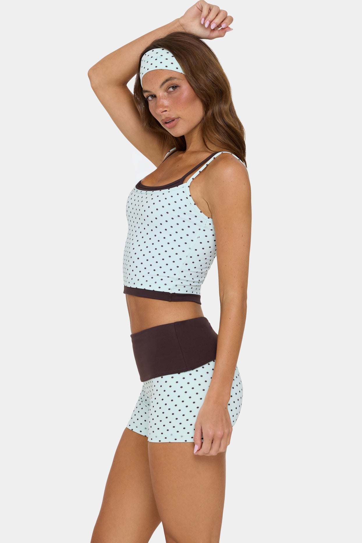 Soft Active Double-Layer Tank Top in Mint Chip - 5