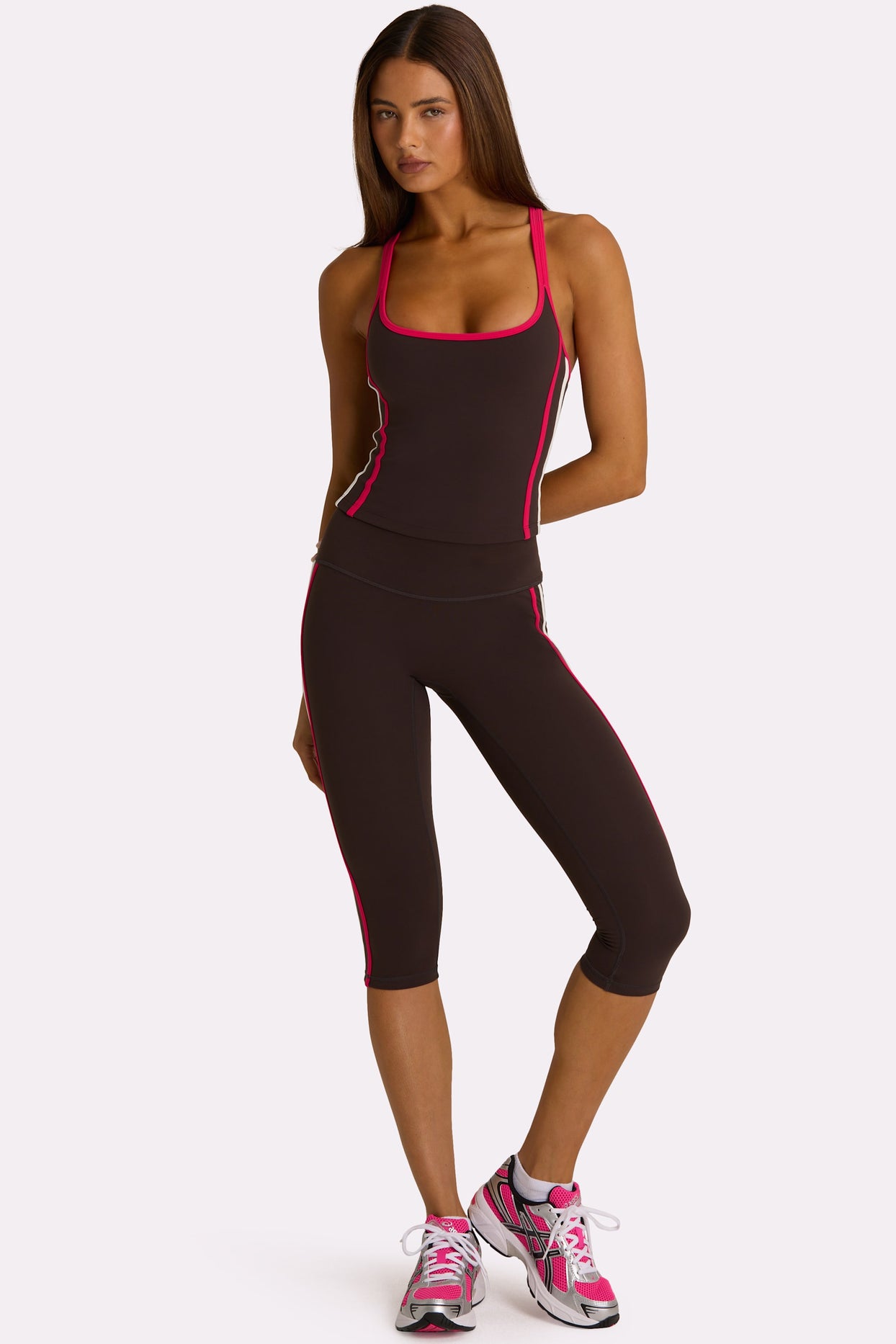 Soft Active Tank Top in Truffle - 2