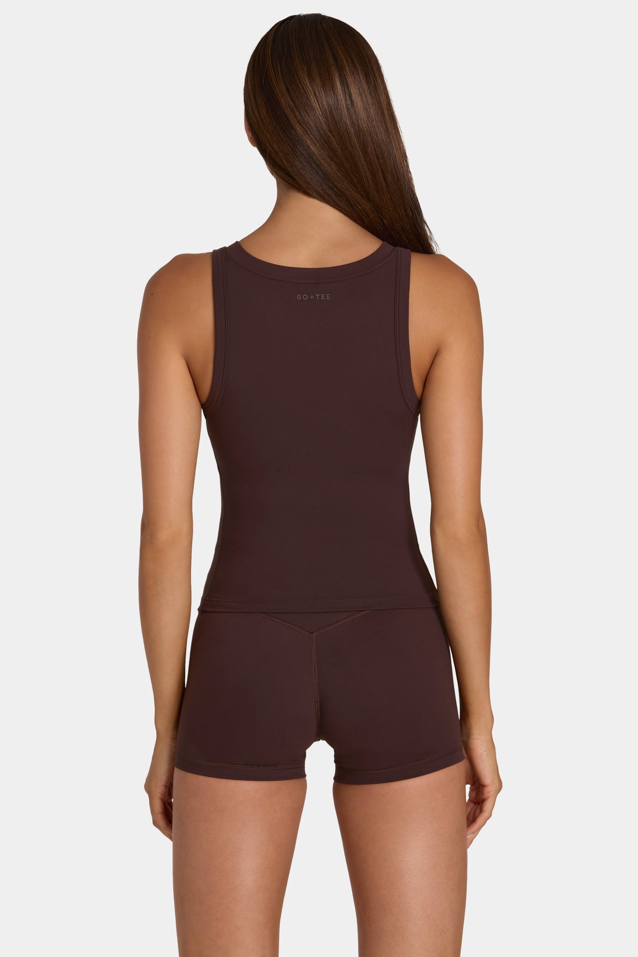 Soft Active Tank Top in Espresso - 2