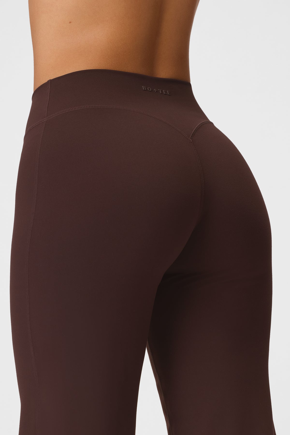 Soft Active Wide-Leg Trousers in Espresso