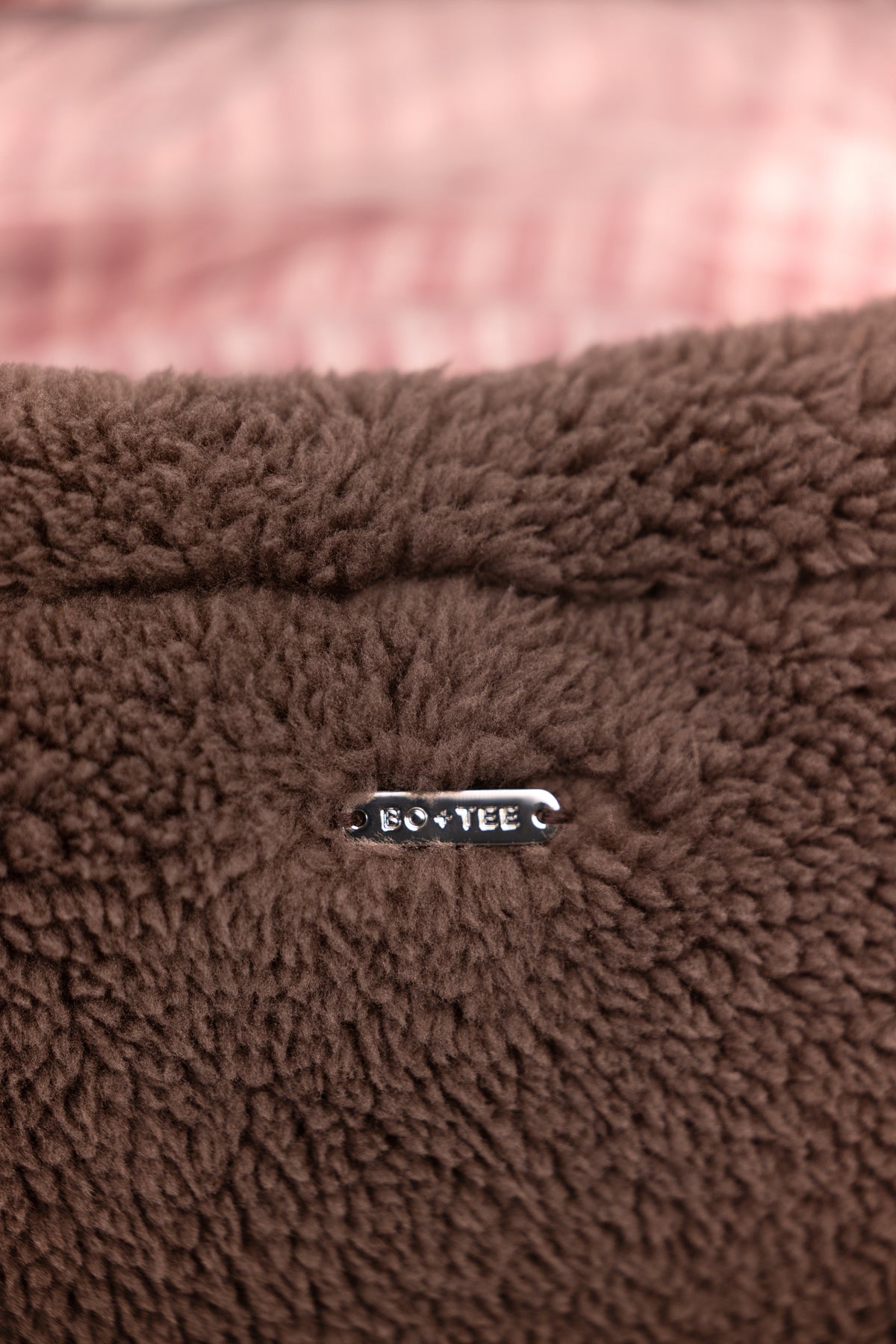 Teddy Fleece Bag in Chestnut