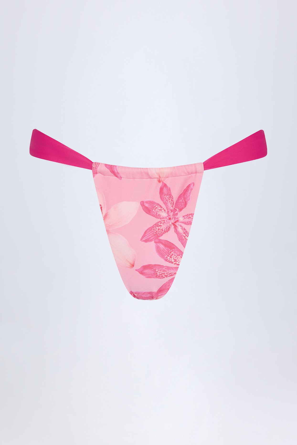 Cheeky Bikini Bottoms in Pink Orchid Print - 3
