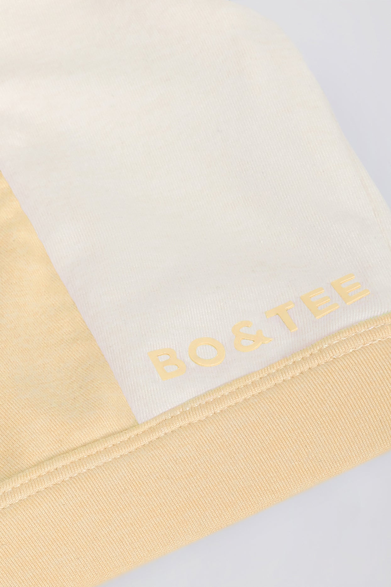 Contrast Sports Bra in Lemon Marl - 8