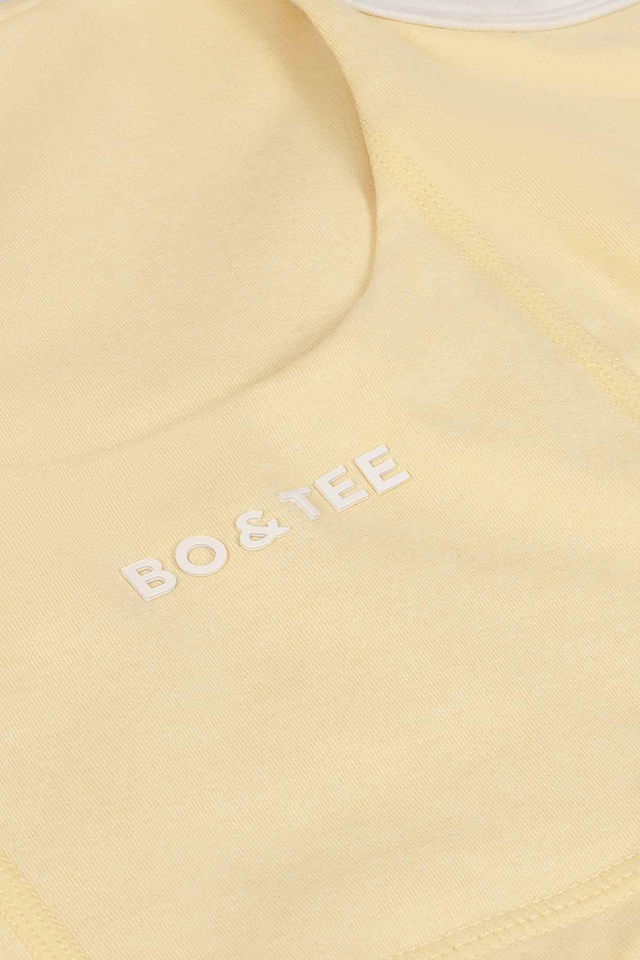 Cropped Tank Top in Lemon Marl - 7
