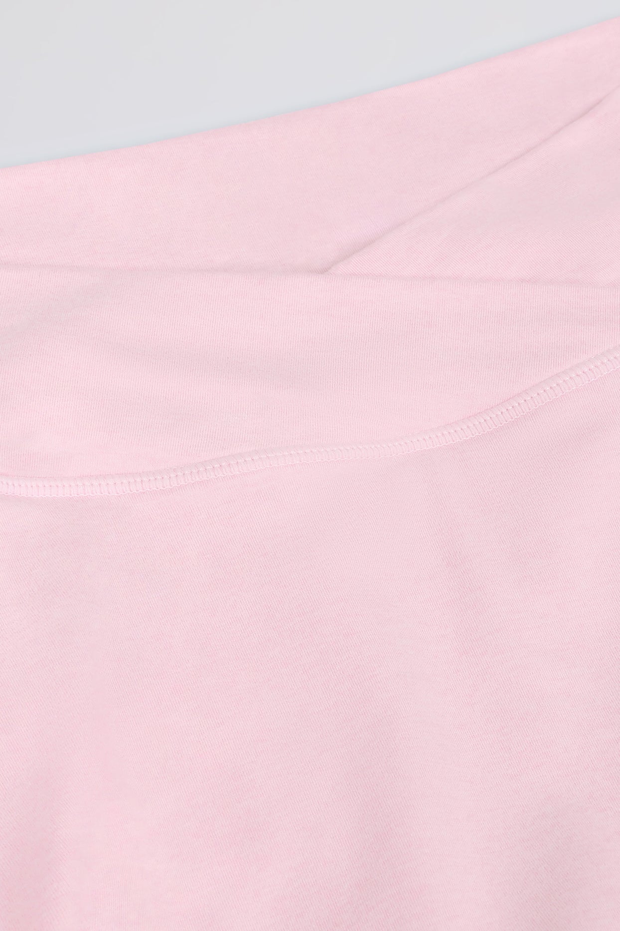 Brushed Jersey Crossover Mini Skort in Bloom - 7
