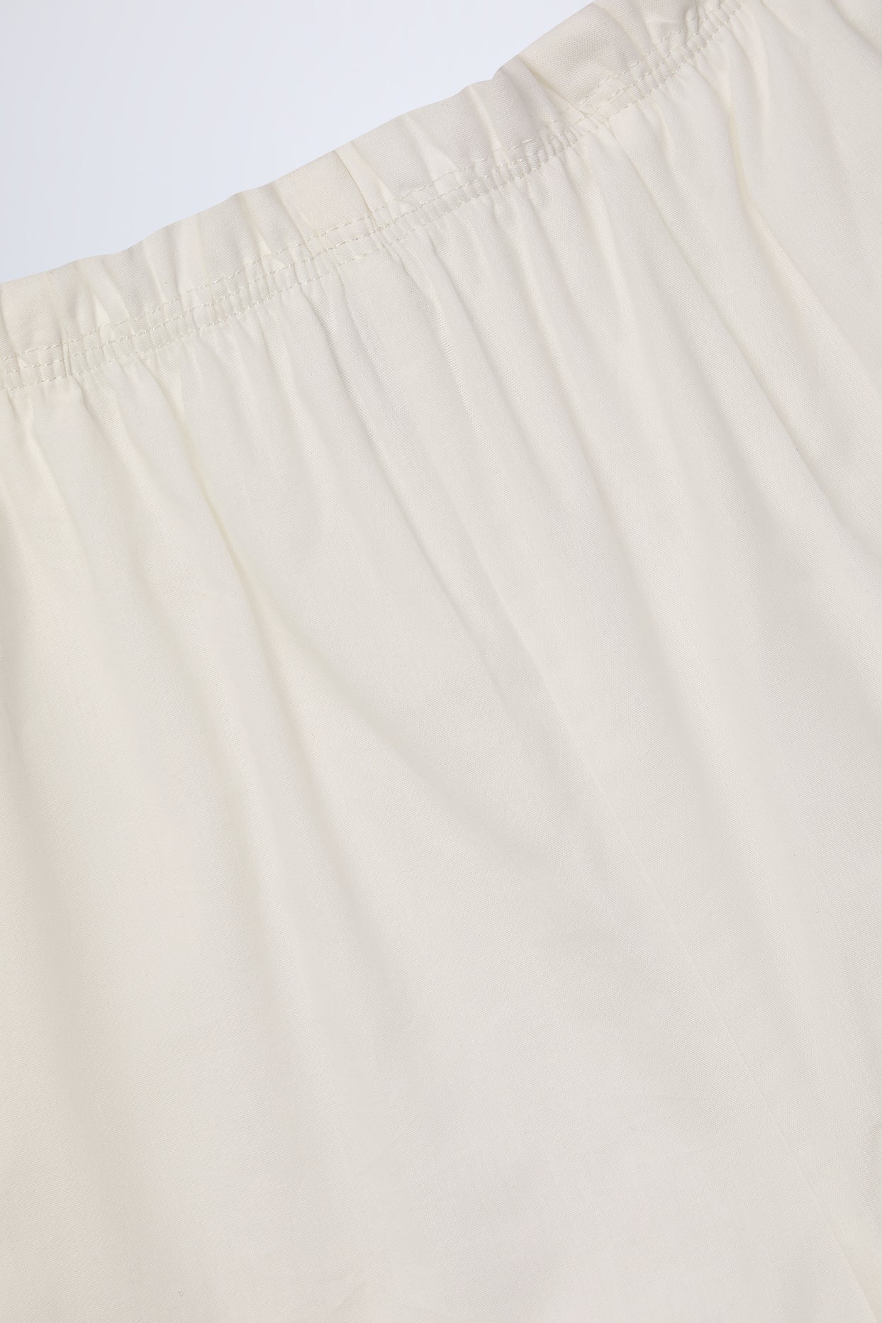Wide-Leg Cotton-Poplin Trousers in White - 5