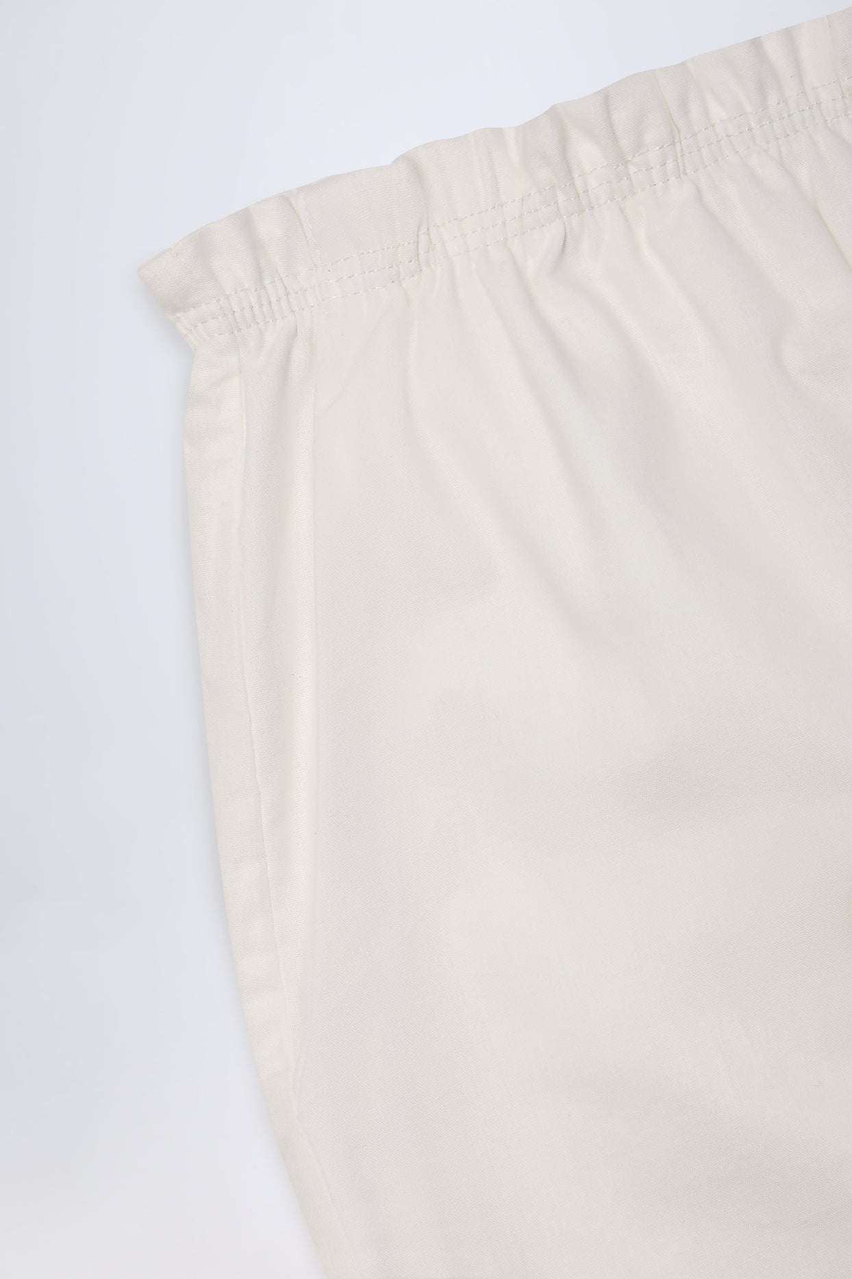Wide-Leg Cotton-Poplin Trousers in White - 6