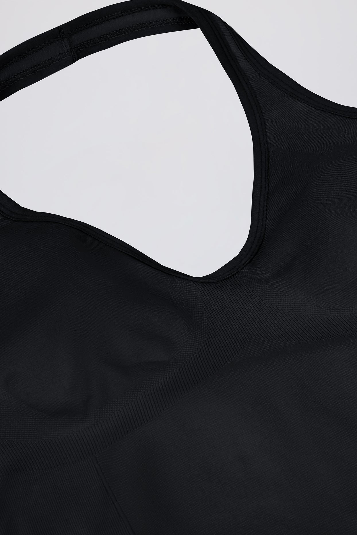 Define Luxe Halterneck Tank Top in Black - 10