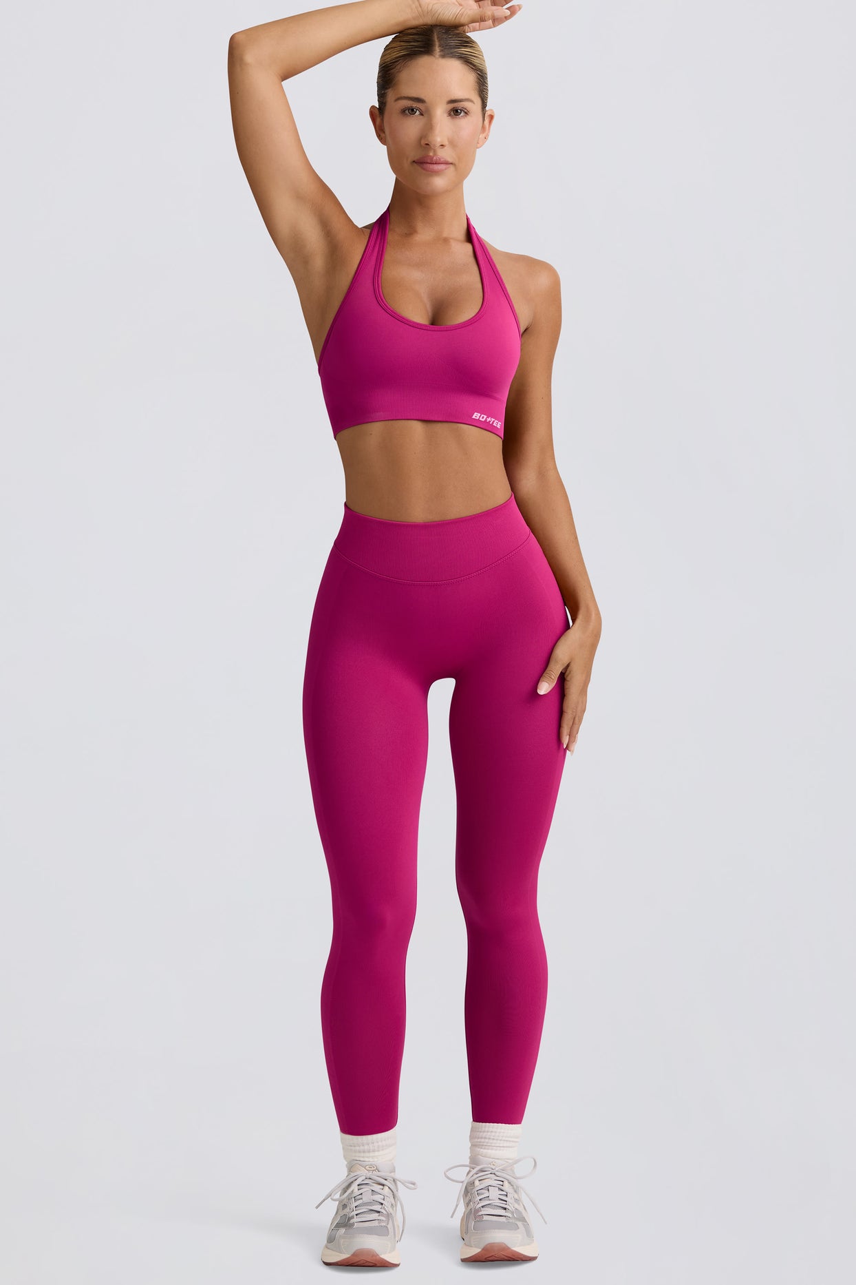 Define Luxe High-Waist Leggings in Berry - 6