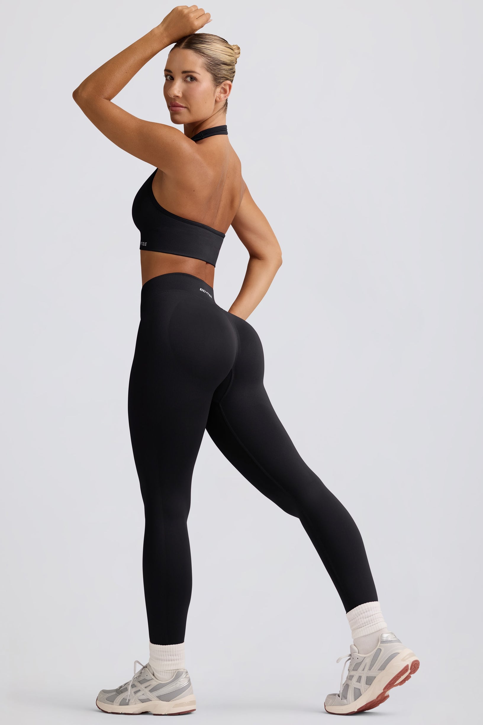 Define Luxe High-Waist Leggings in Black - 1