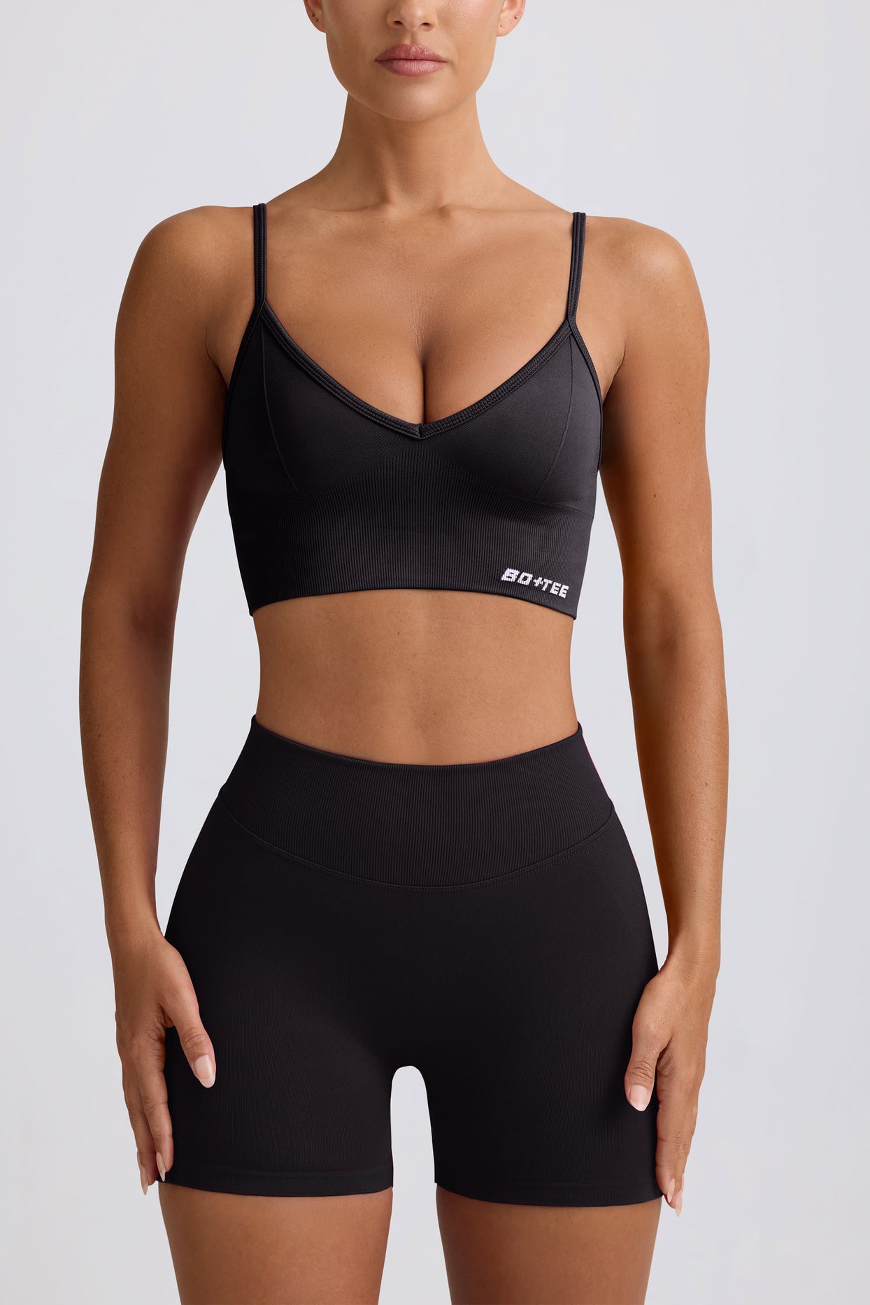 Define Luxe Mini Shorts in Black - 6