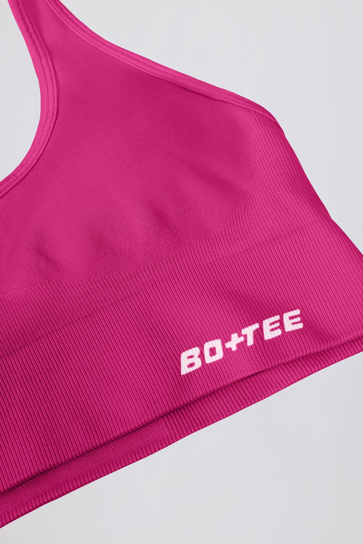 Define Luxe Halterneck Sports Bra in Berry - 9