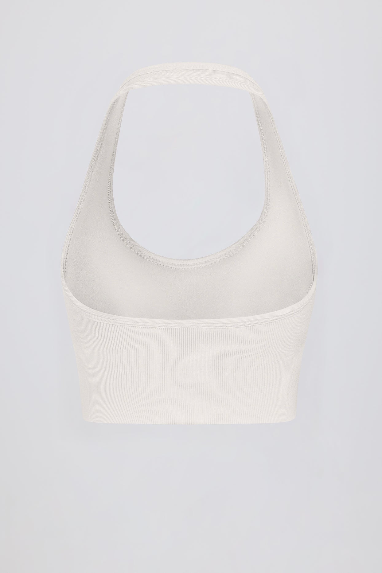 Define Luxe Halterneck Sports Bra in White - 8