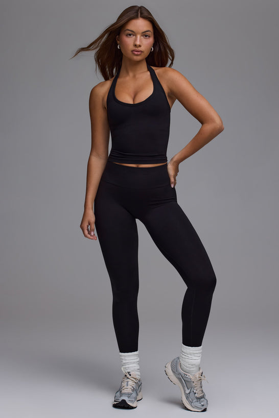 Define Luxe High-Waist Leggings in Black