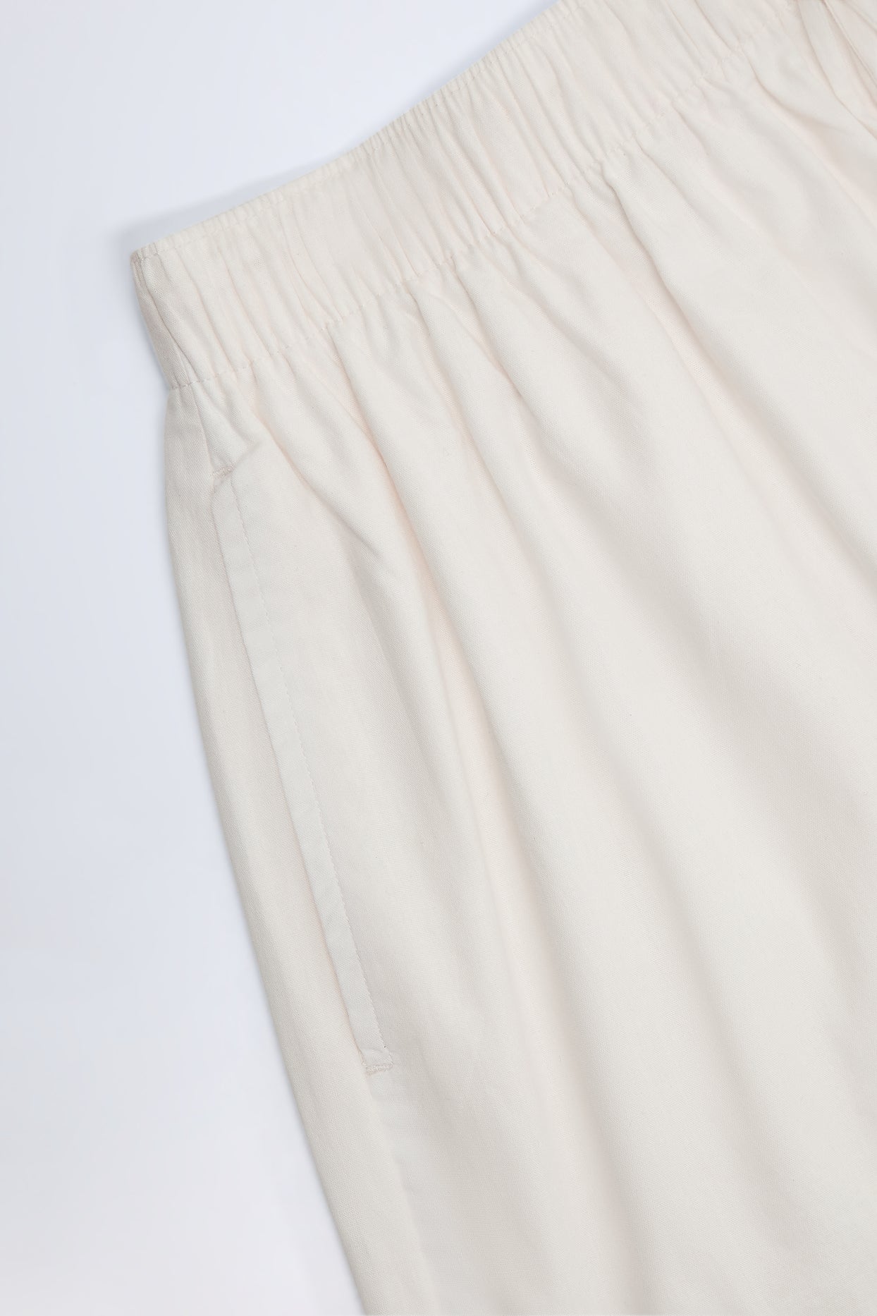 Tie-Front Cotton-Poplin Shorts in White - 6