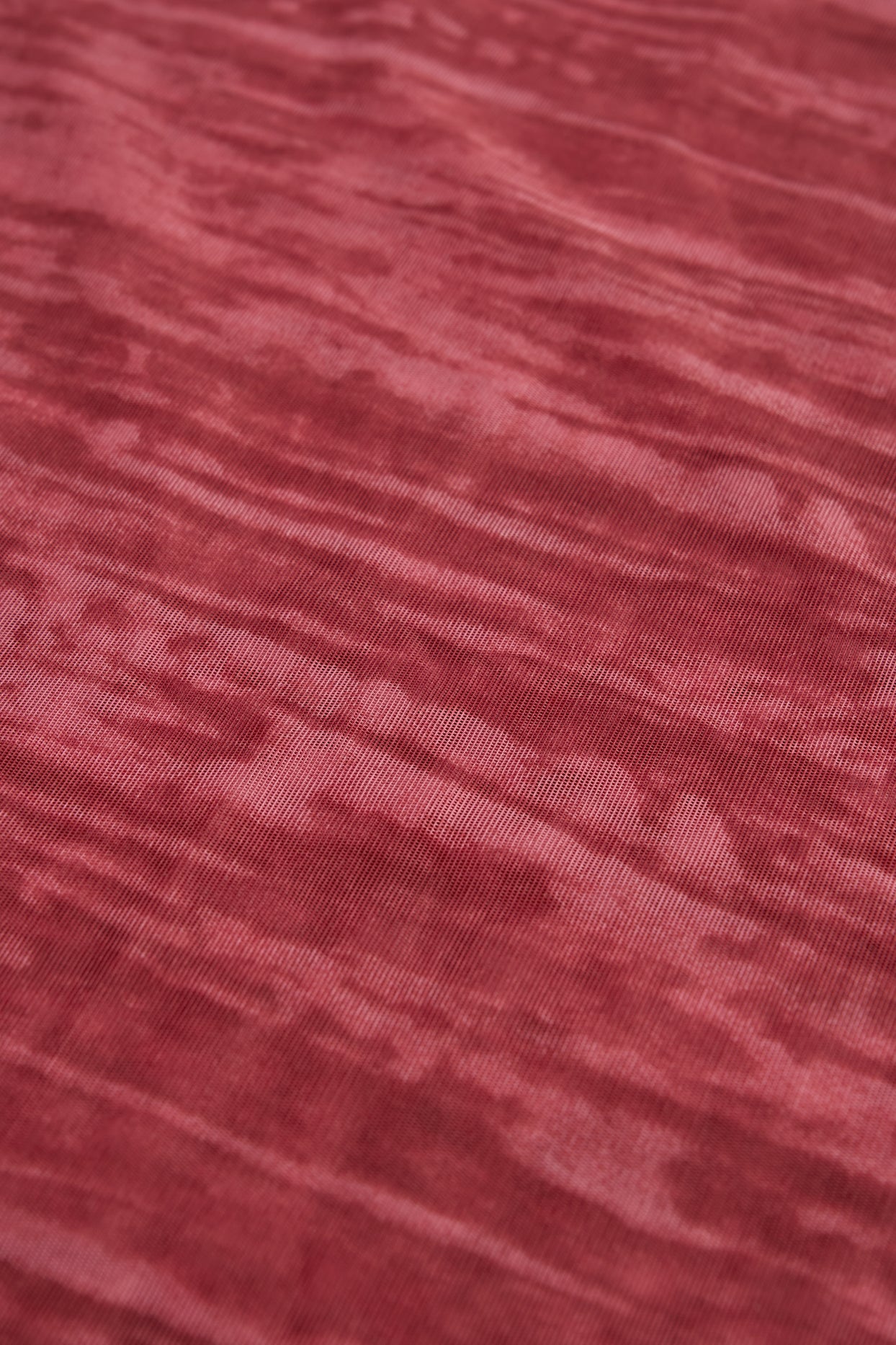 Ruffled Mid-Rise Flared Trousers in Red Print - 4