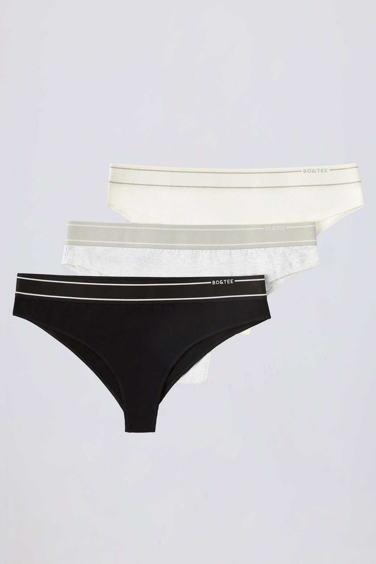 High-Waist Cheeky Briefs Bundle in Multi - 1