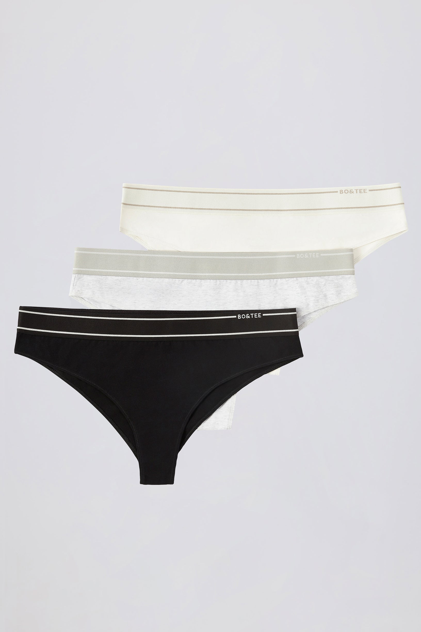 High-Waist Cheeky Briefs Bundle in Multi - 1