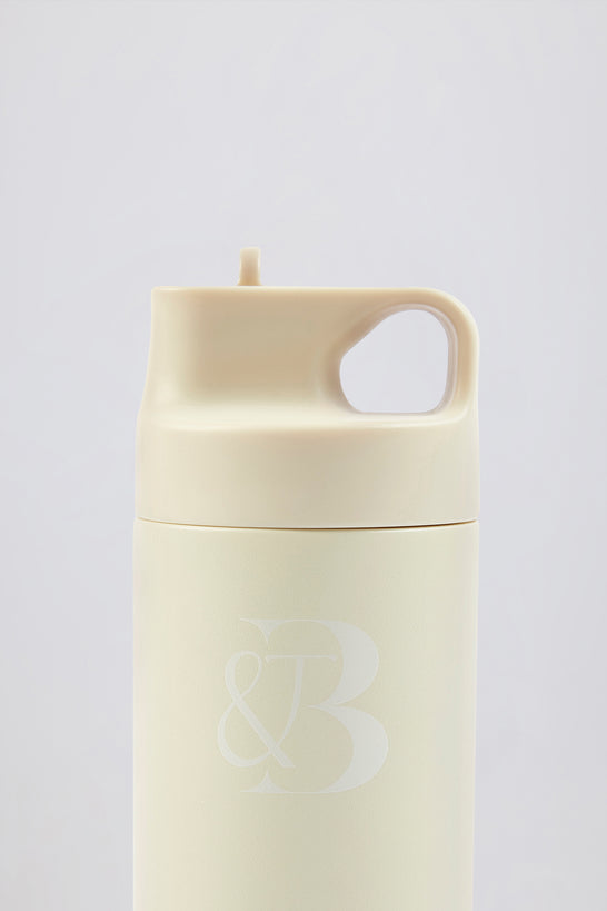 Thermos Water Bottle in Vanilla