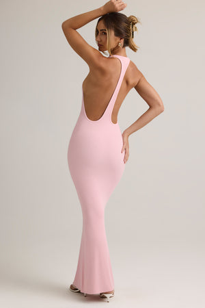 Modal Racerback Maxi Dress in Baby Pink
