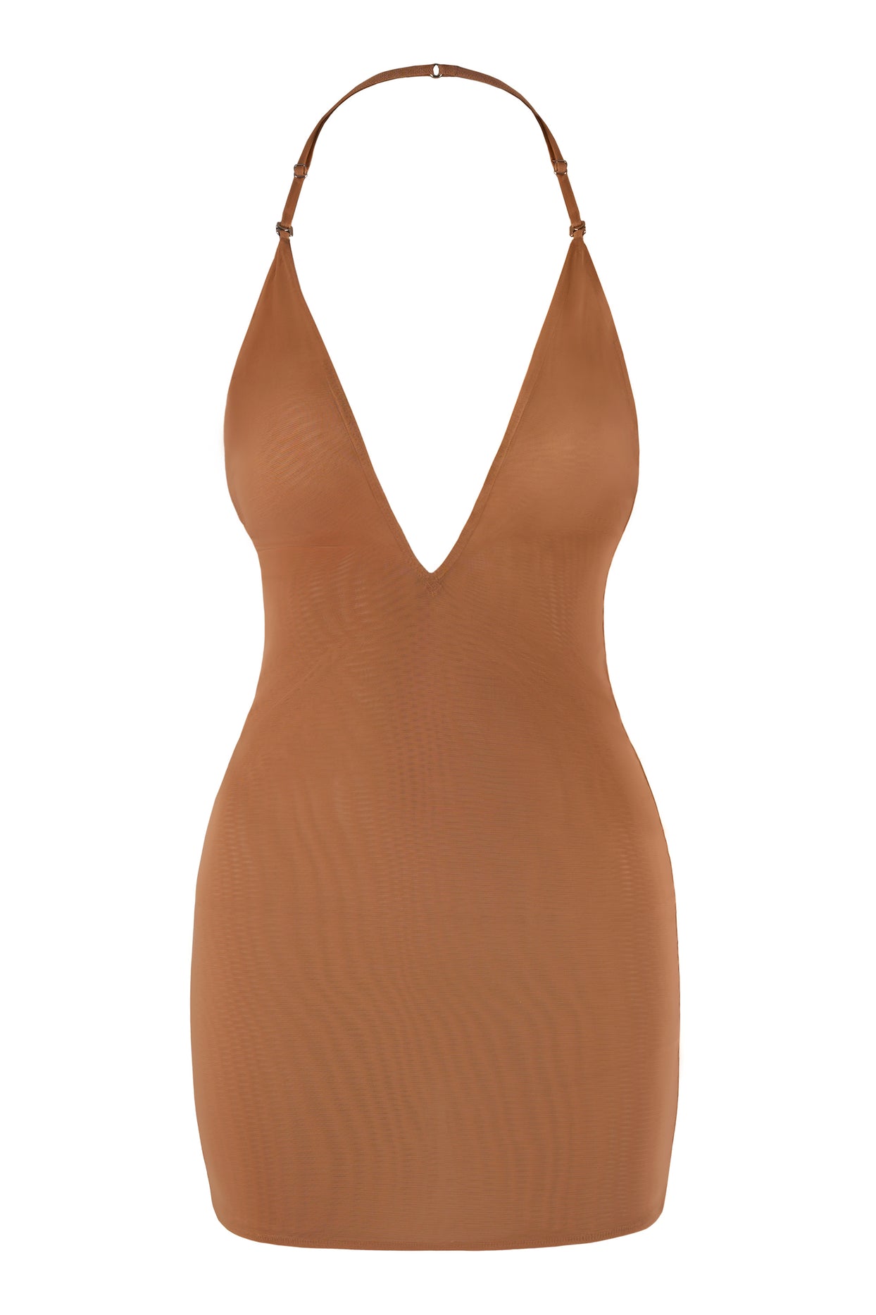 Intimates Soft Mesh Multiway Mini Dress in Honey - 1