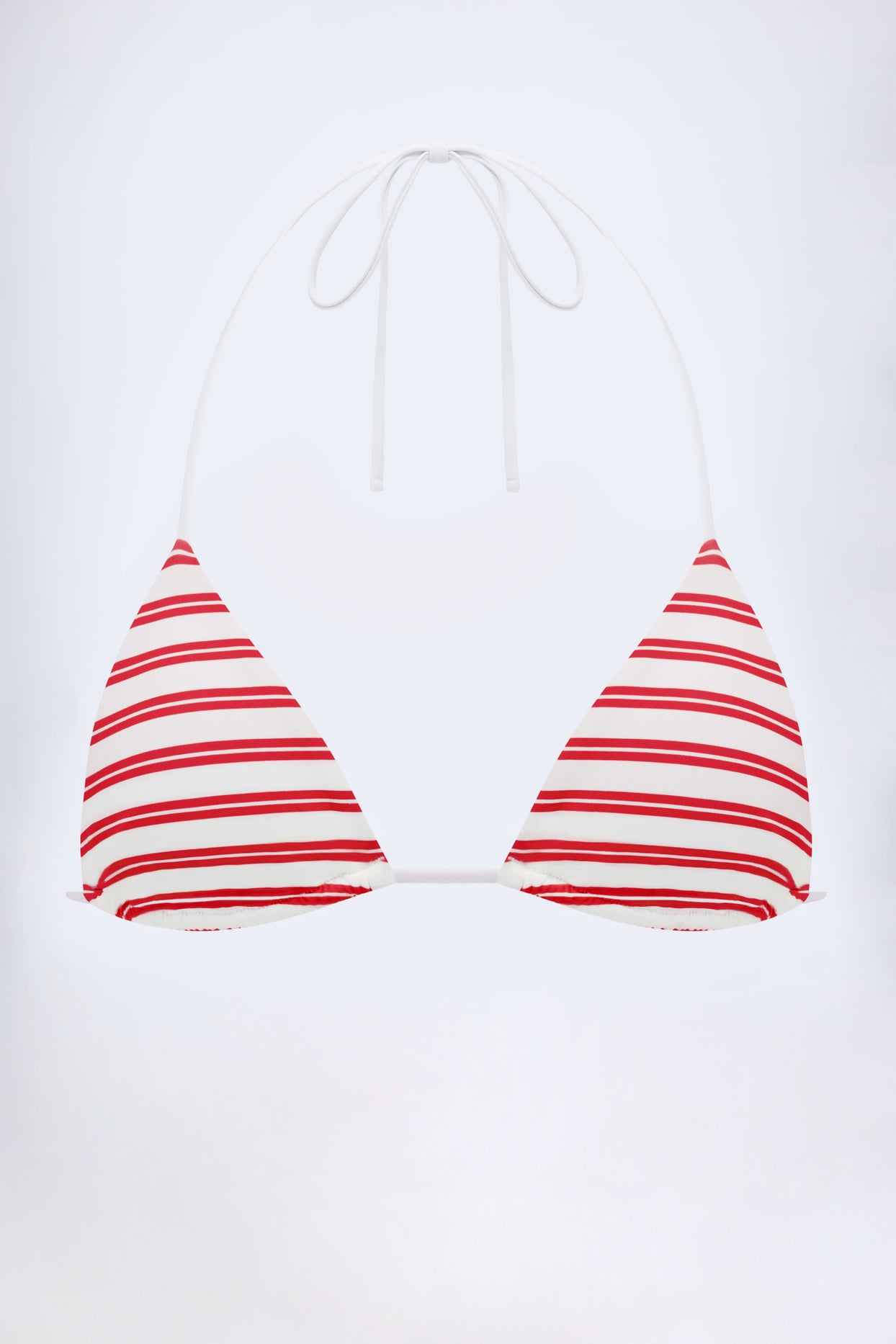 Triangle Bikini Top in Cherry Red - 2