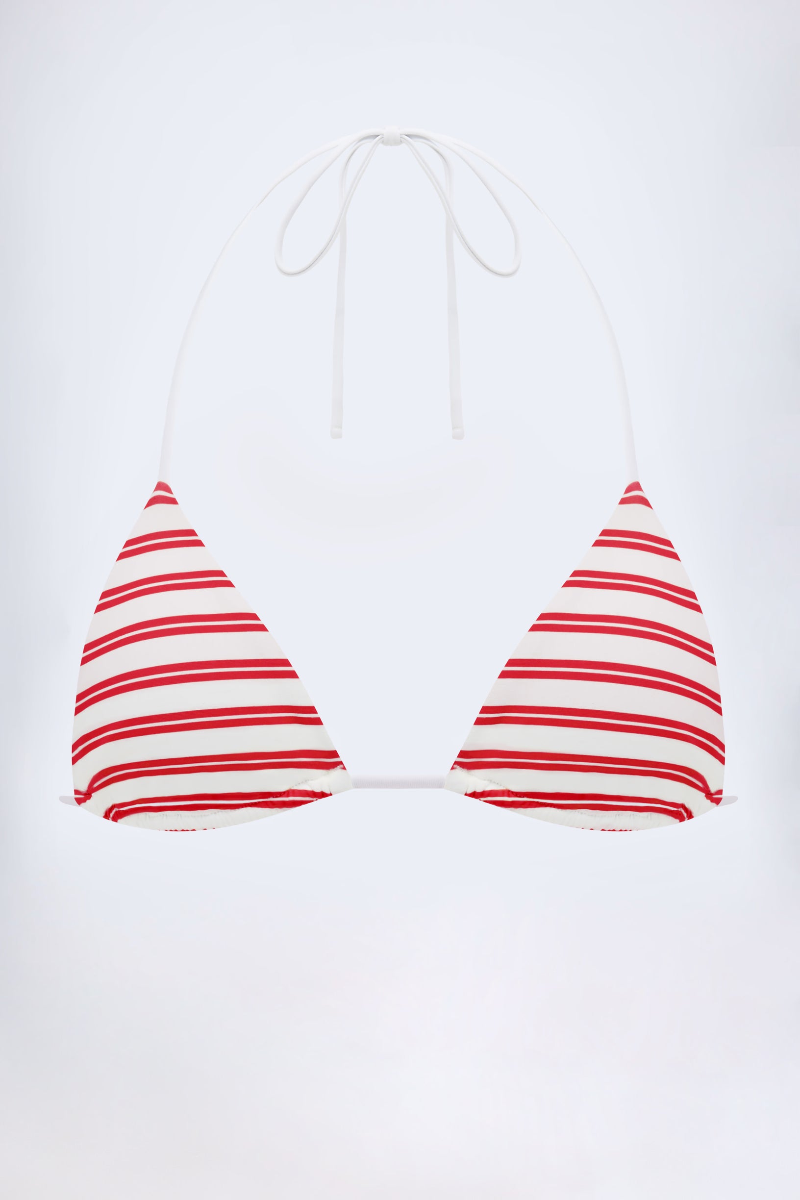 Triangle Bikini Top in Cherry Red - 2