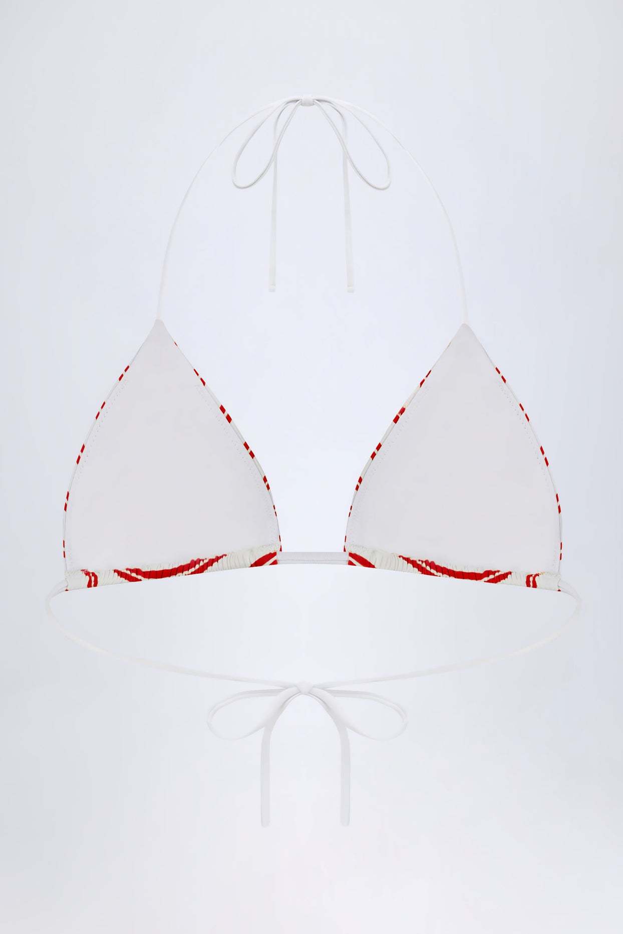 Triangle Bikini Top in Cherry Red - 3