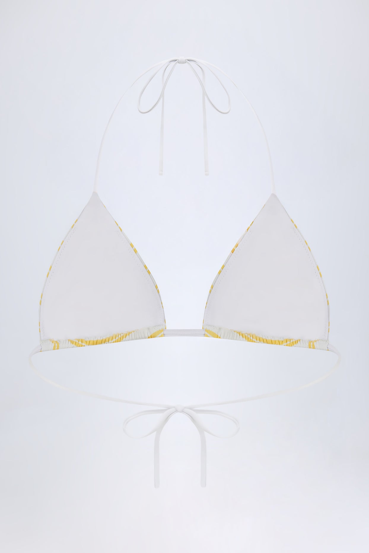 Triangle Bikini Top in Lemon - 3