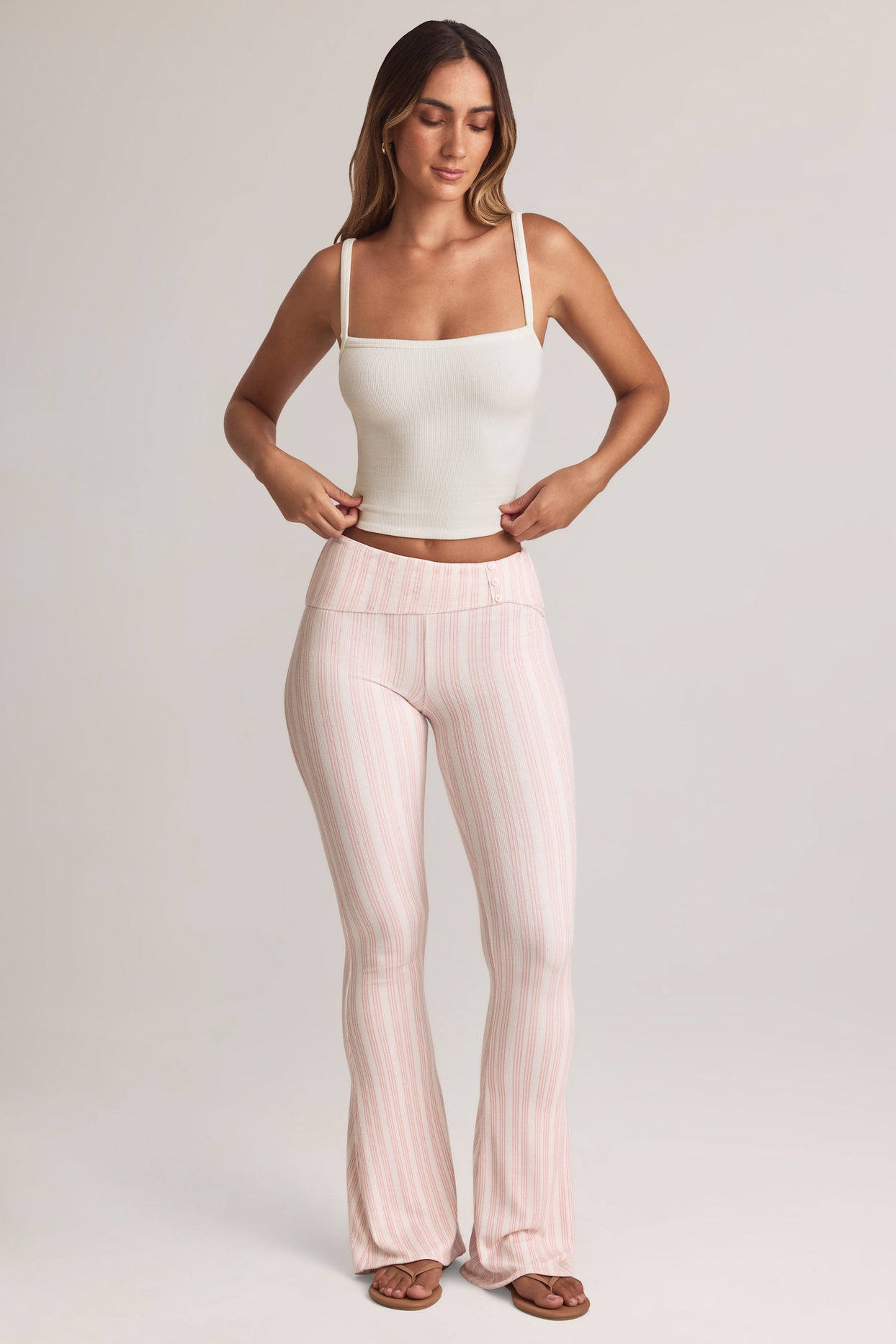 Modal Square-Neck Camisole Top in White - 6