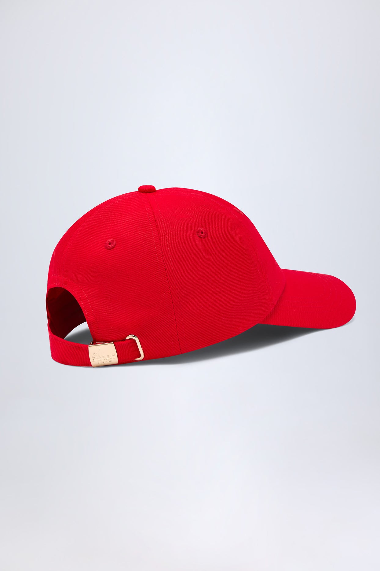 Logo Baseball Cap in Fiery Red - 3