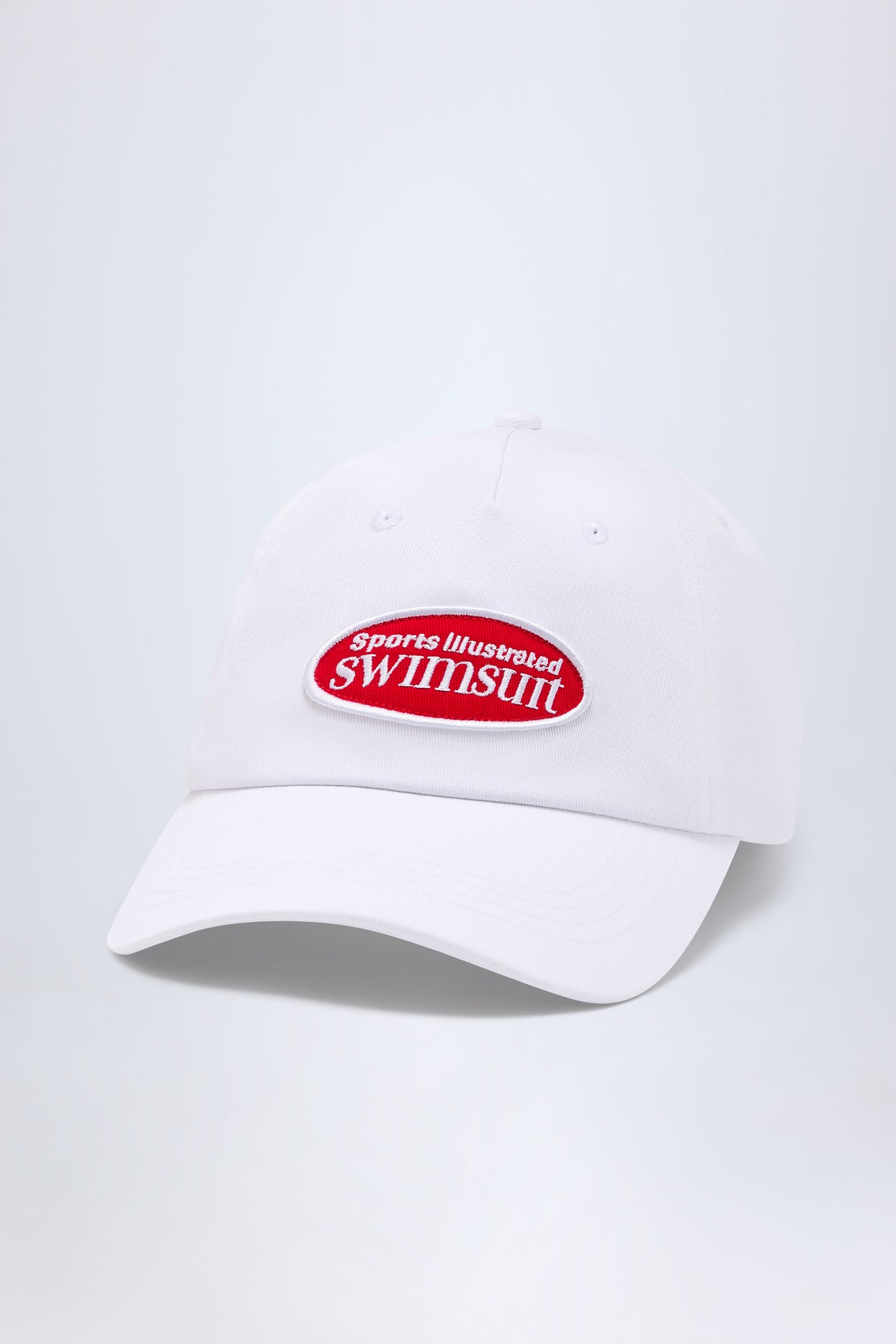 Logo Baseball Cap in White - 2