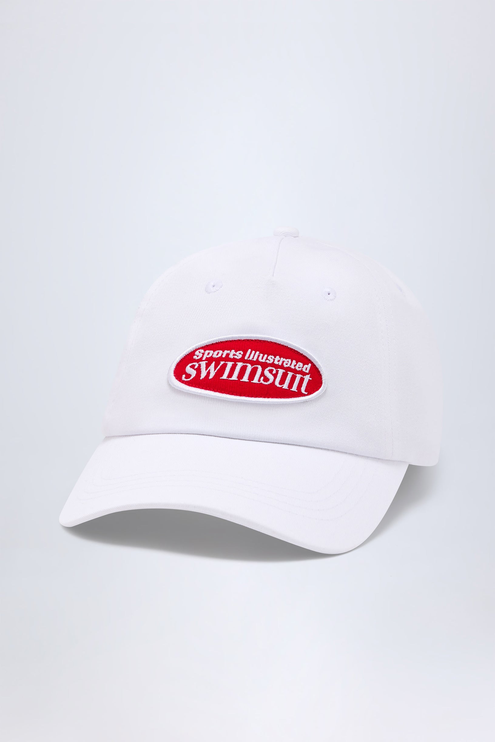 Logo Baseball Cap in White - 2
