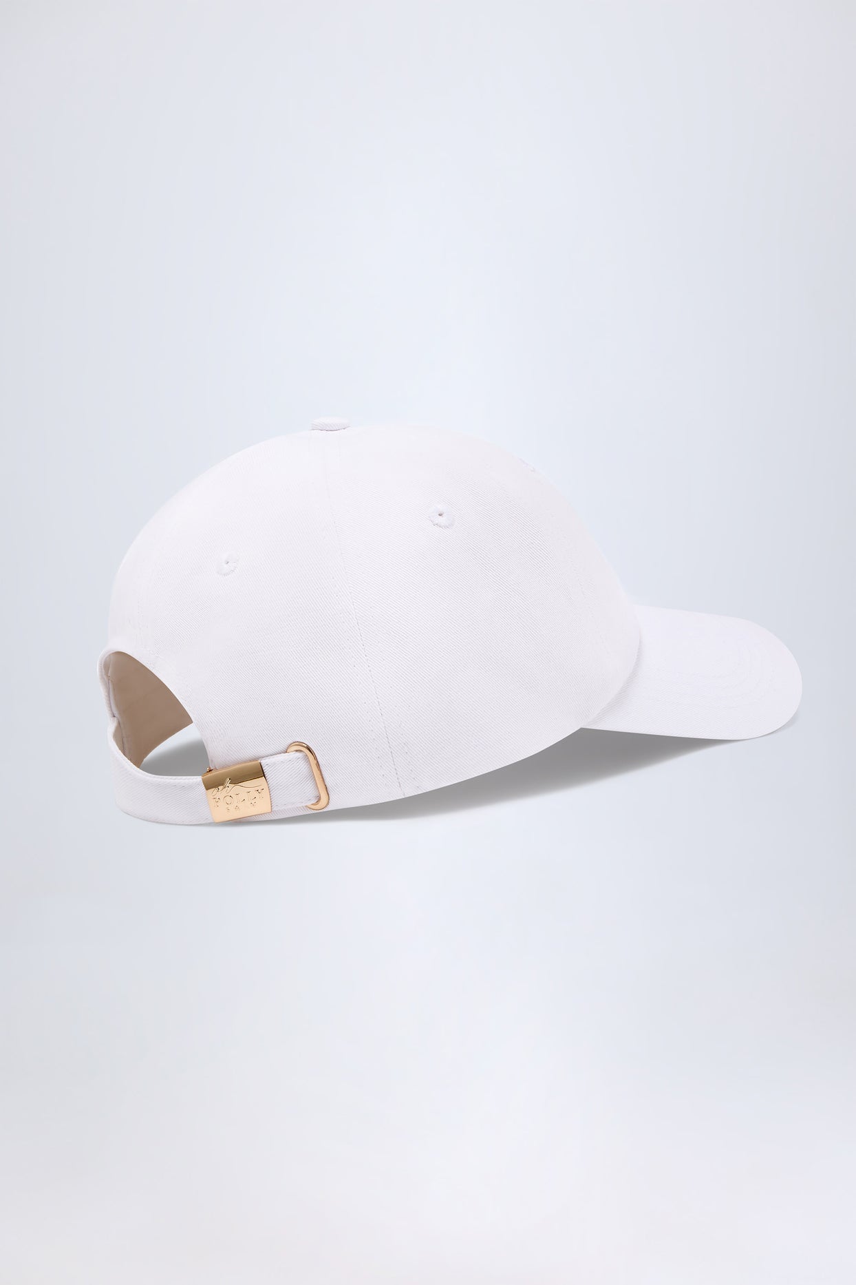 Logo Baseball Cap in White - 3