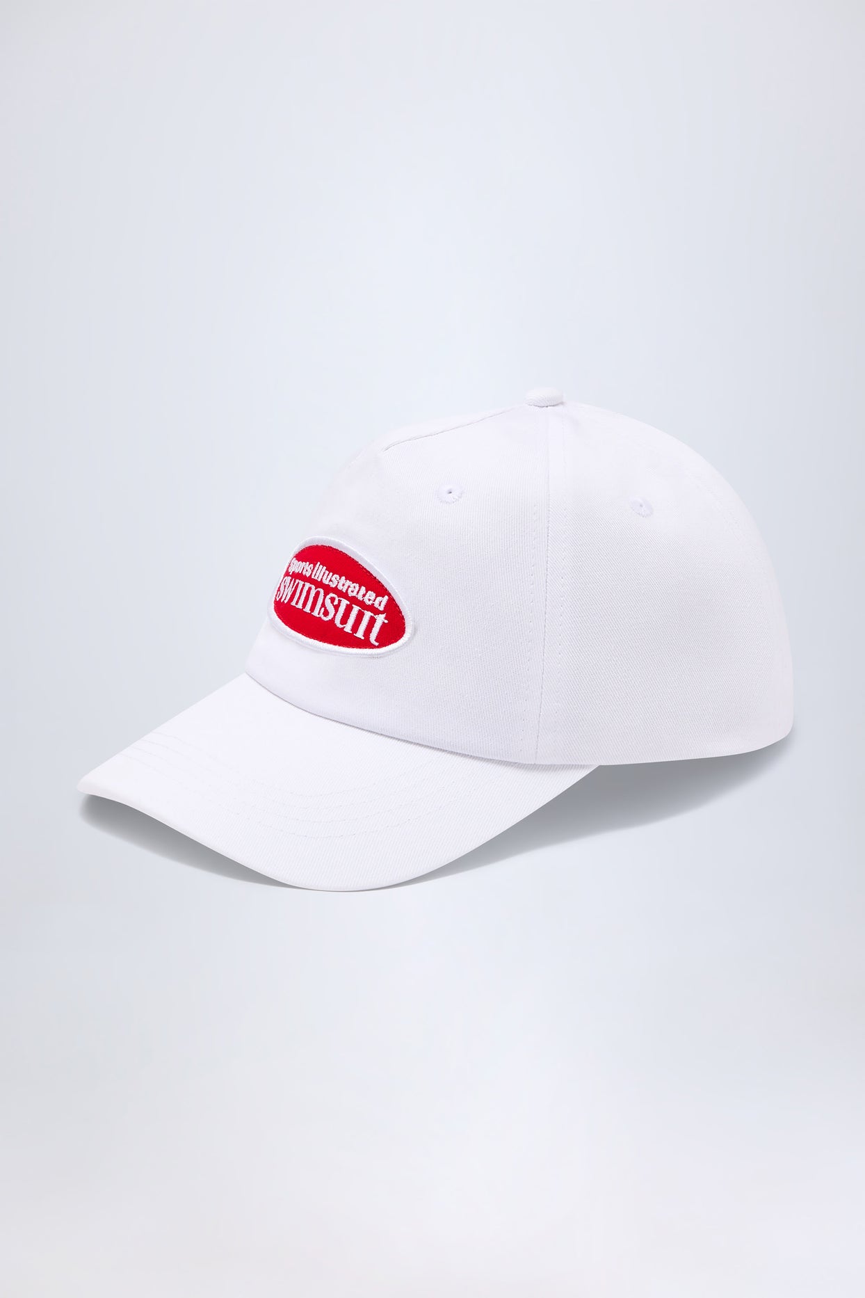 Logo Baseball Cap in White - 4