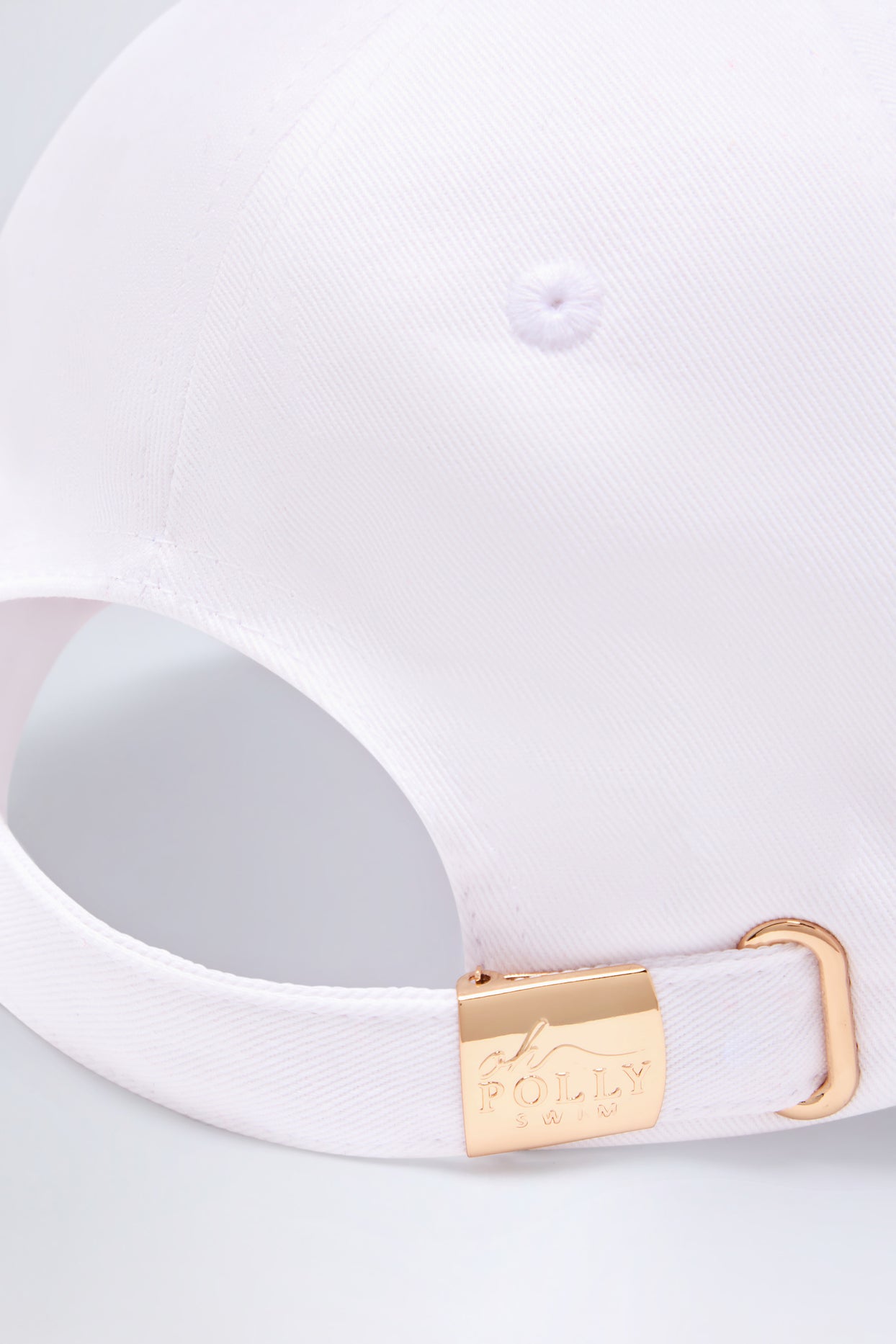 Logo Baseball Cap in White - 5