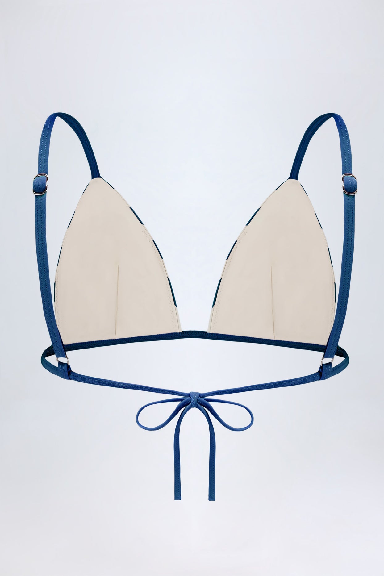 Triangle Bikini Top in Marine Blue - 3