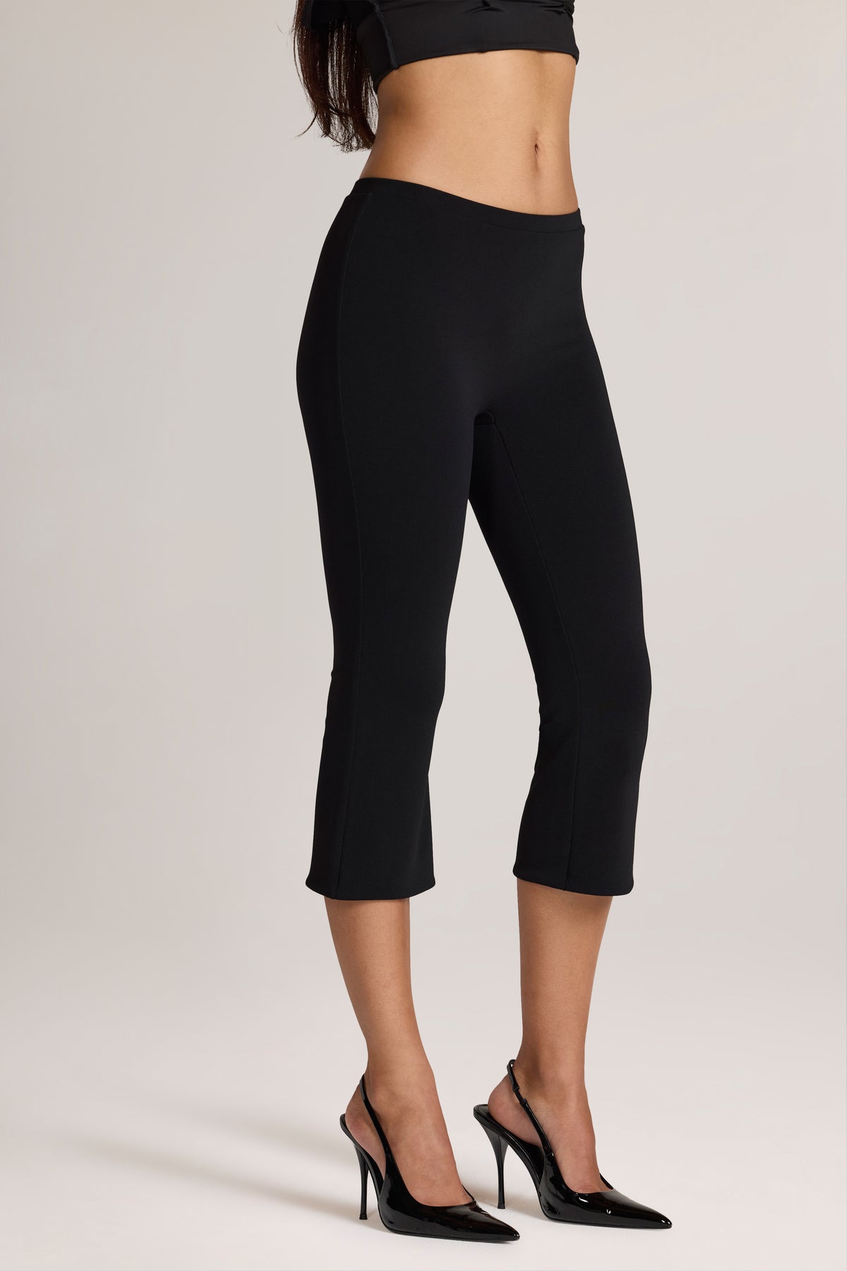 Ponte Capri Trousers in Black