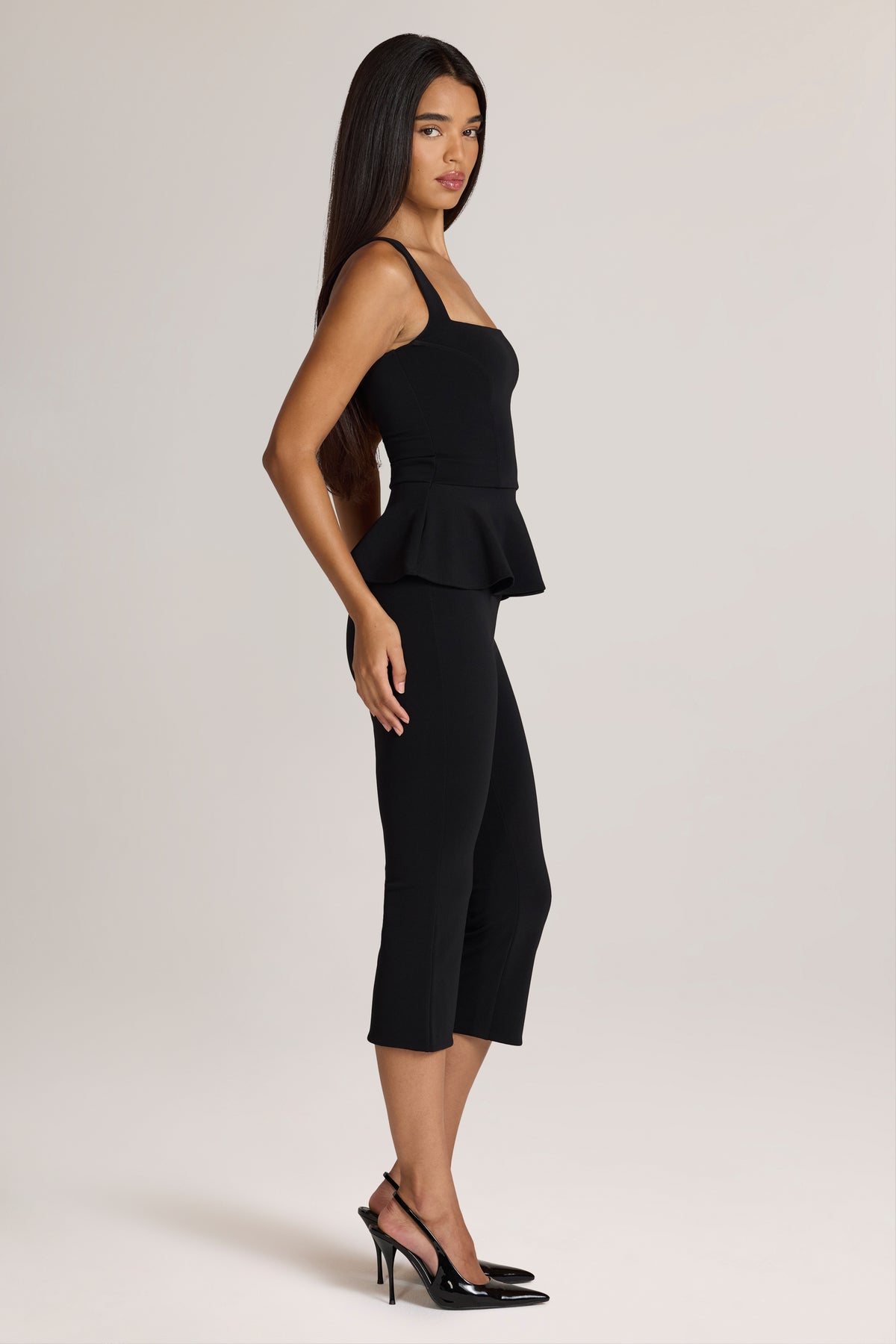Ponte Capri Trousers in Black