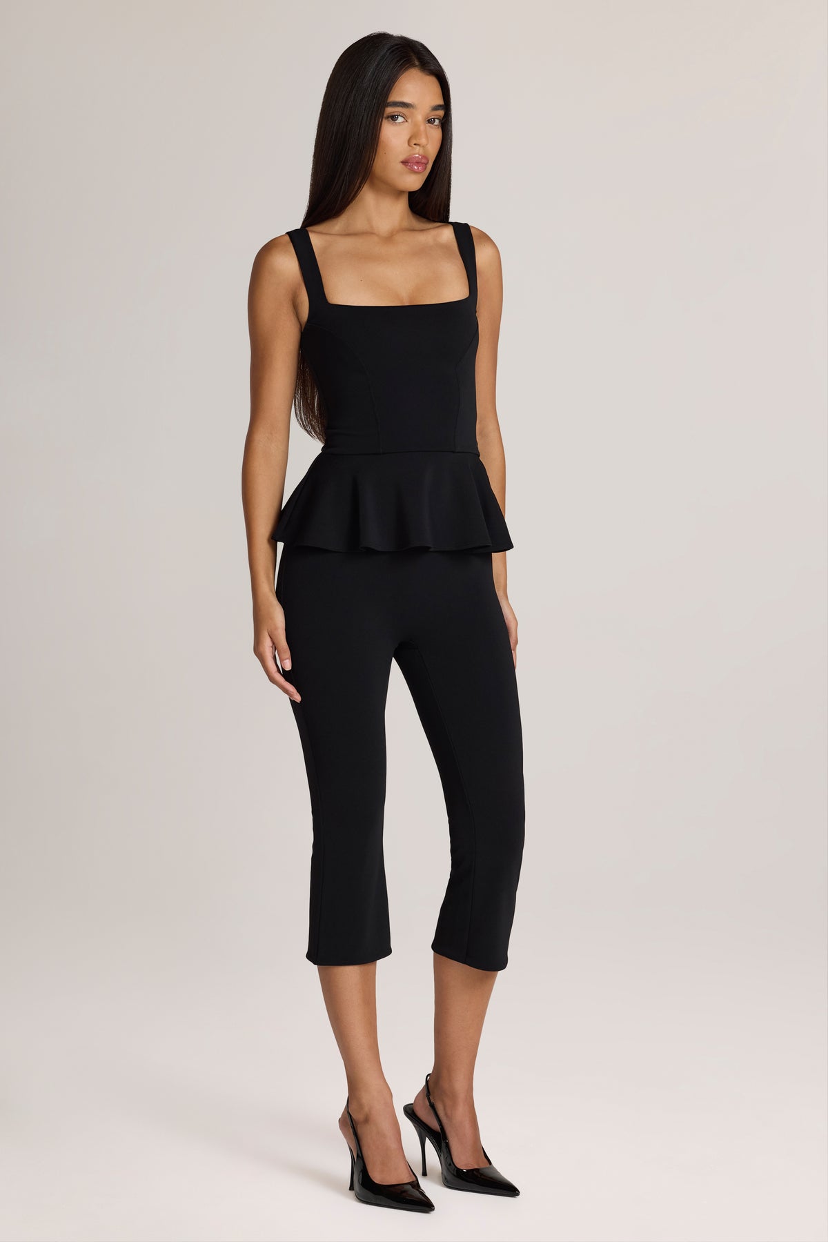 Ponte Capri Trousers in Black