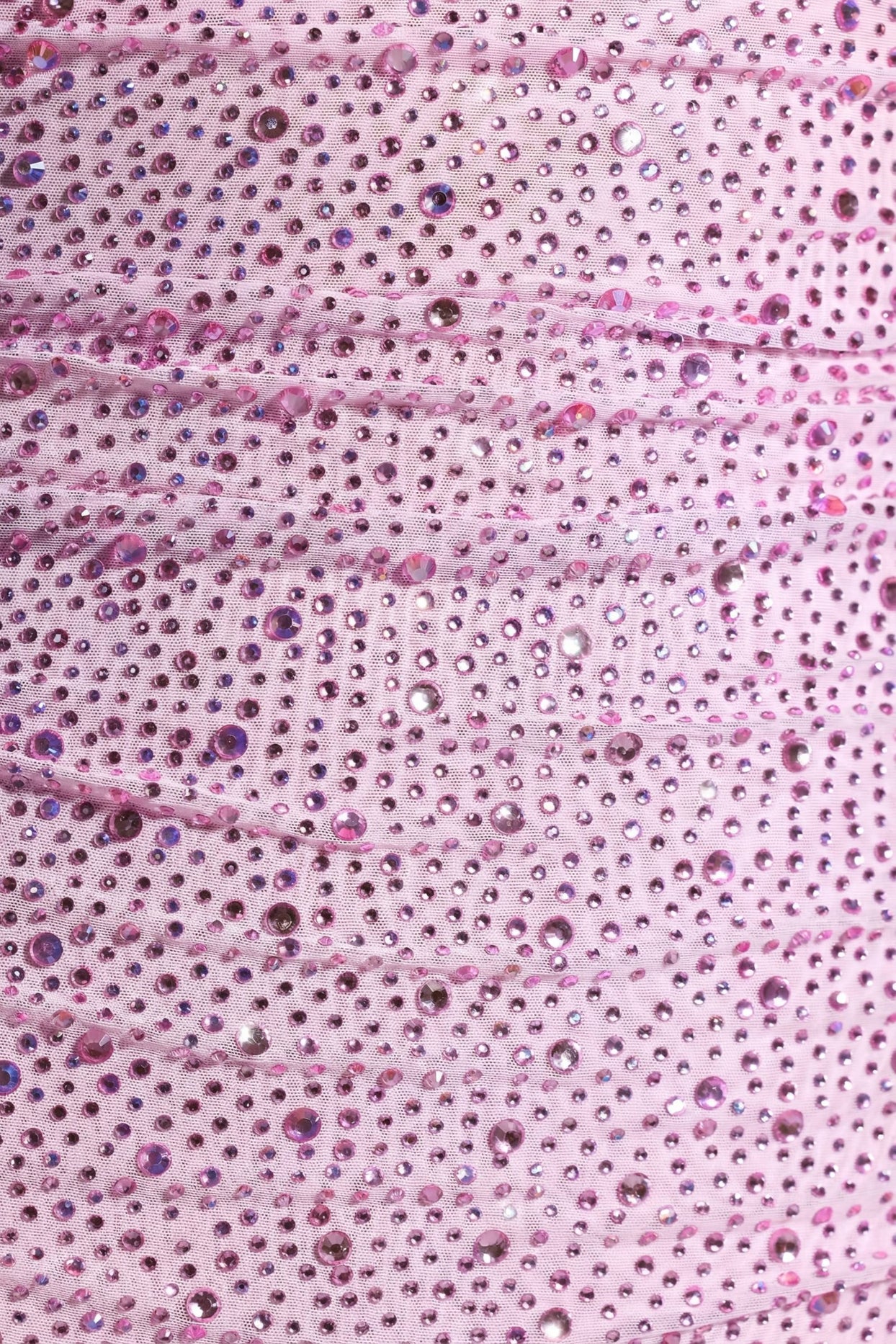 Embellished Draped Cowl-Neck Mini Dress in Peony Pink - 7