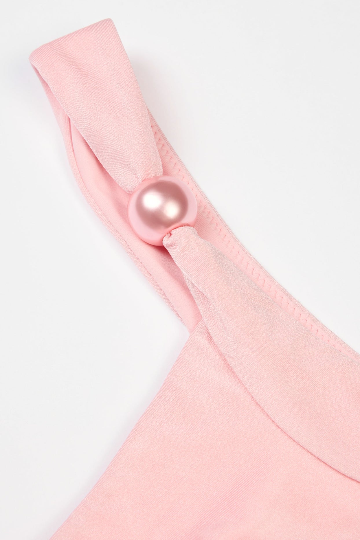 Thong Bikini Bottoms in Baby Pink - 6