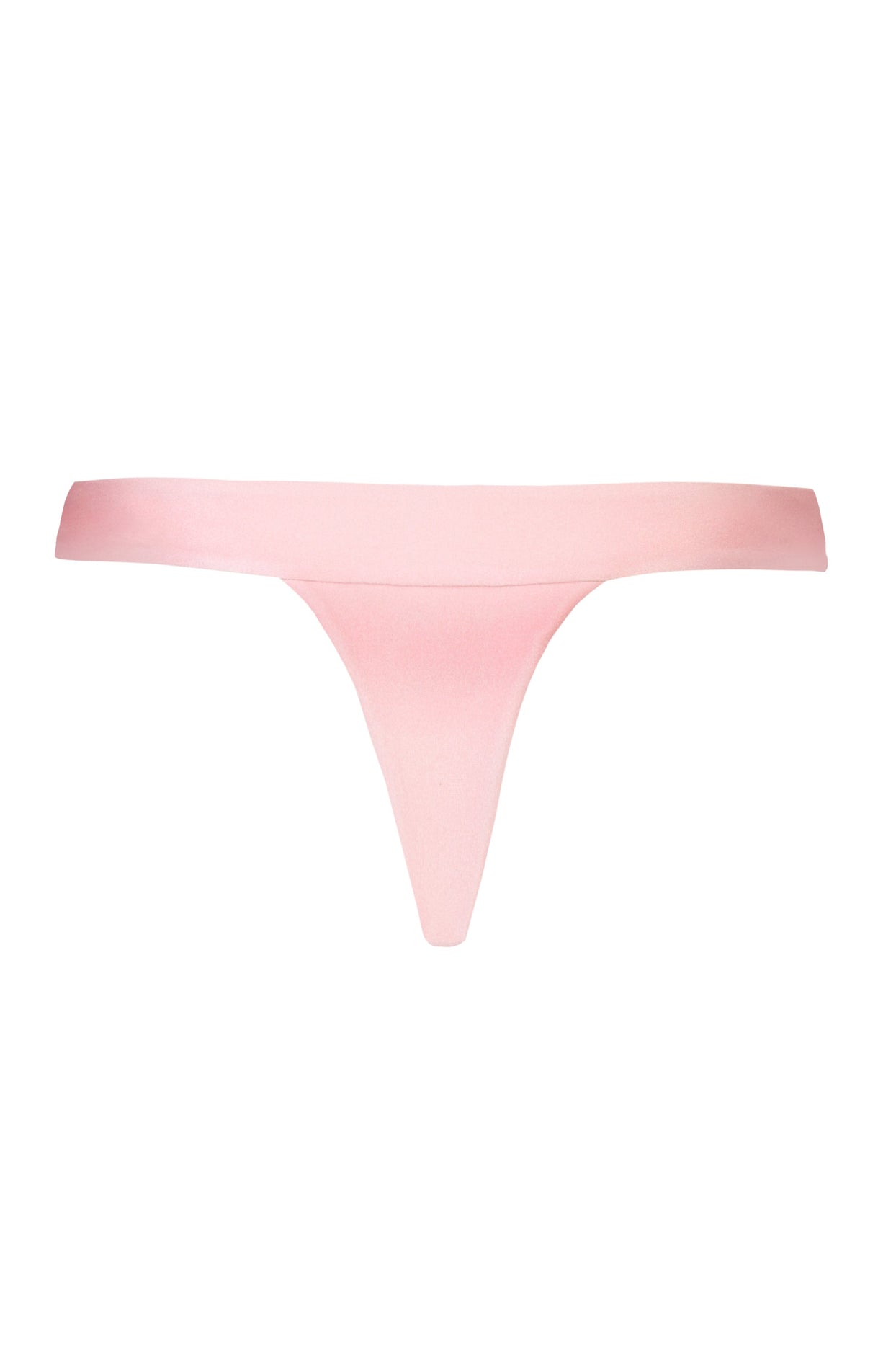 Thong Bikini Bottoms in Baby Pink - 5