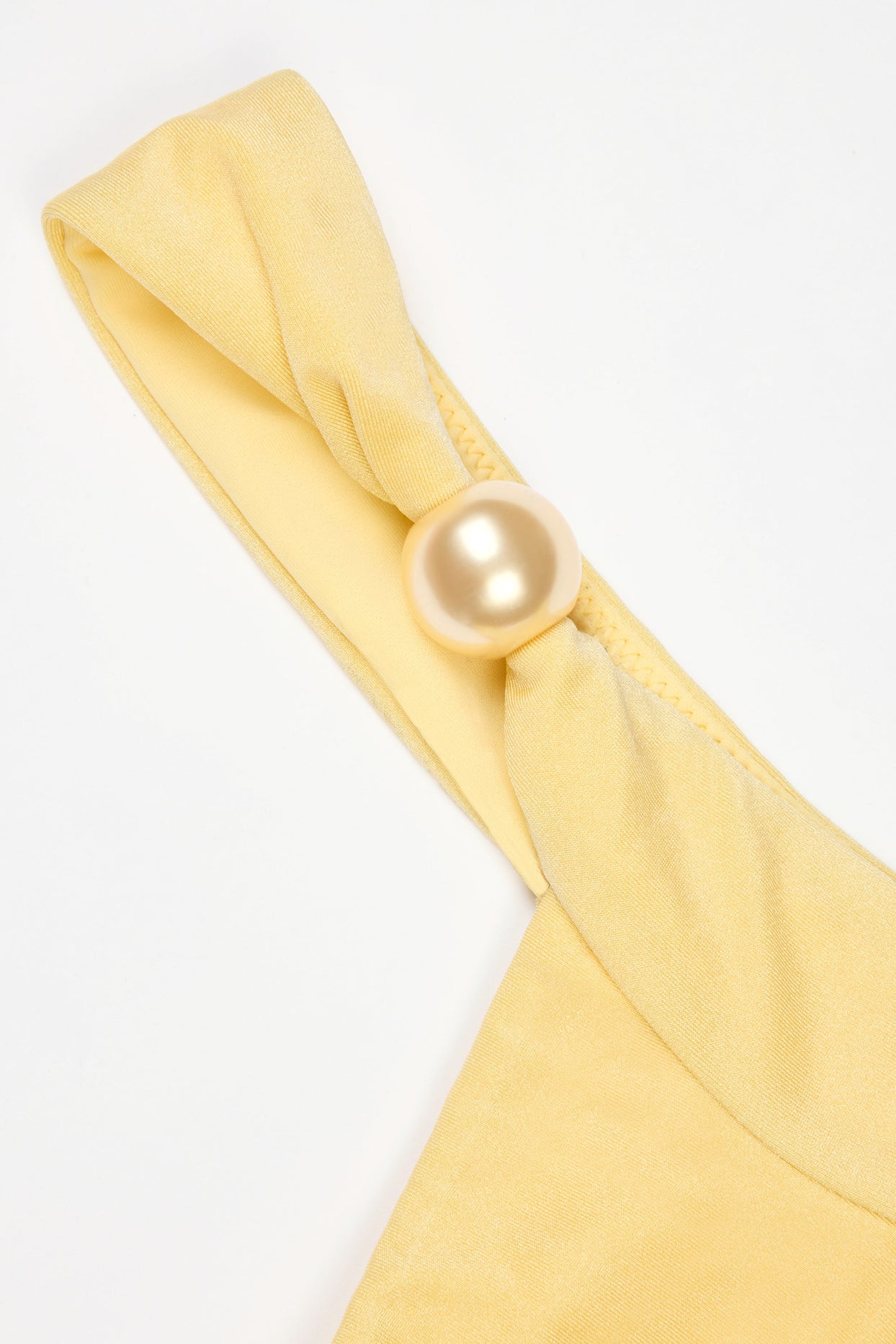 Thong Bikini Bottoms in Lemon - 6